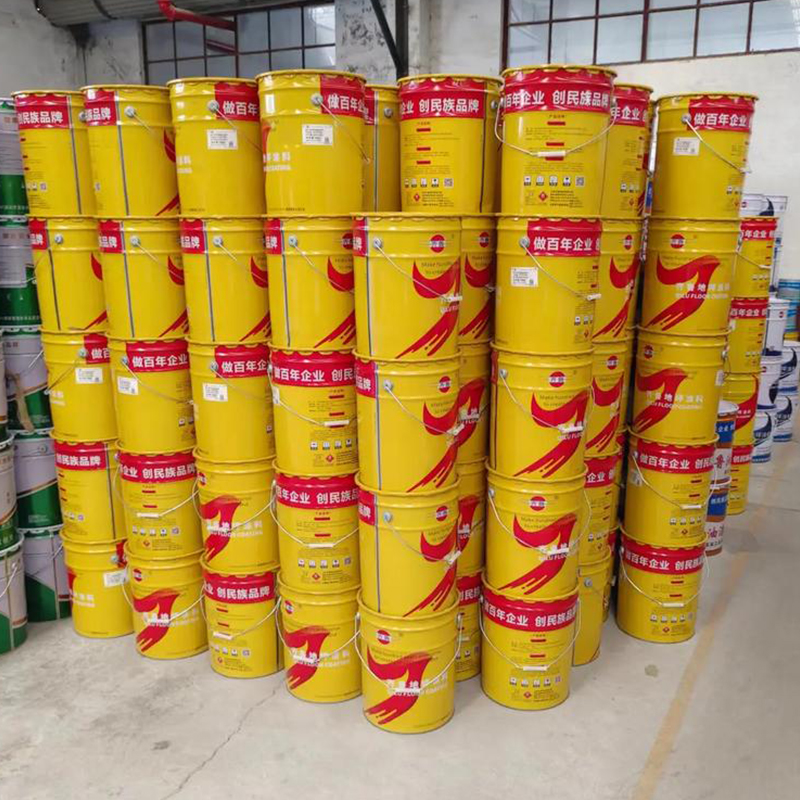 Golden steel sand flooring