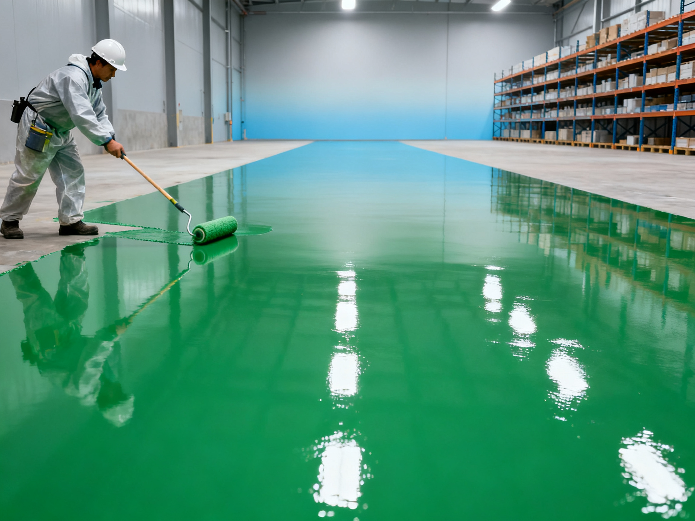 Case Insight: Warehouse Flooring Upgrade Using High-Solid Epoxy Paint System