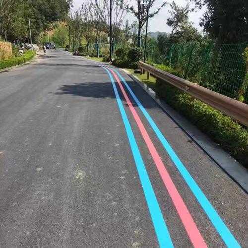 Road marking paint application