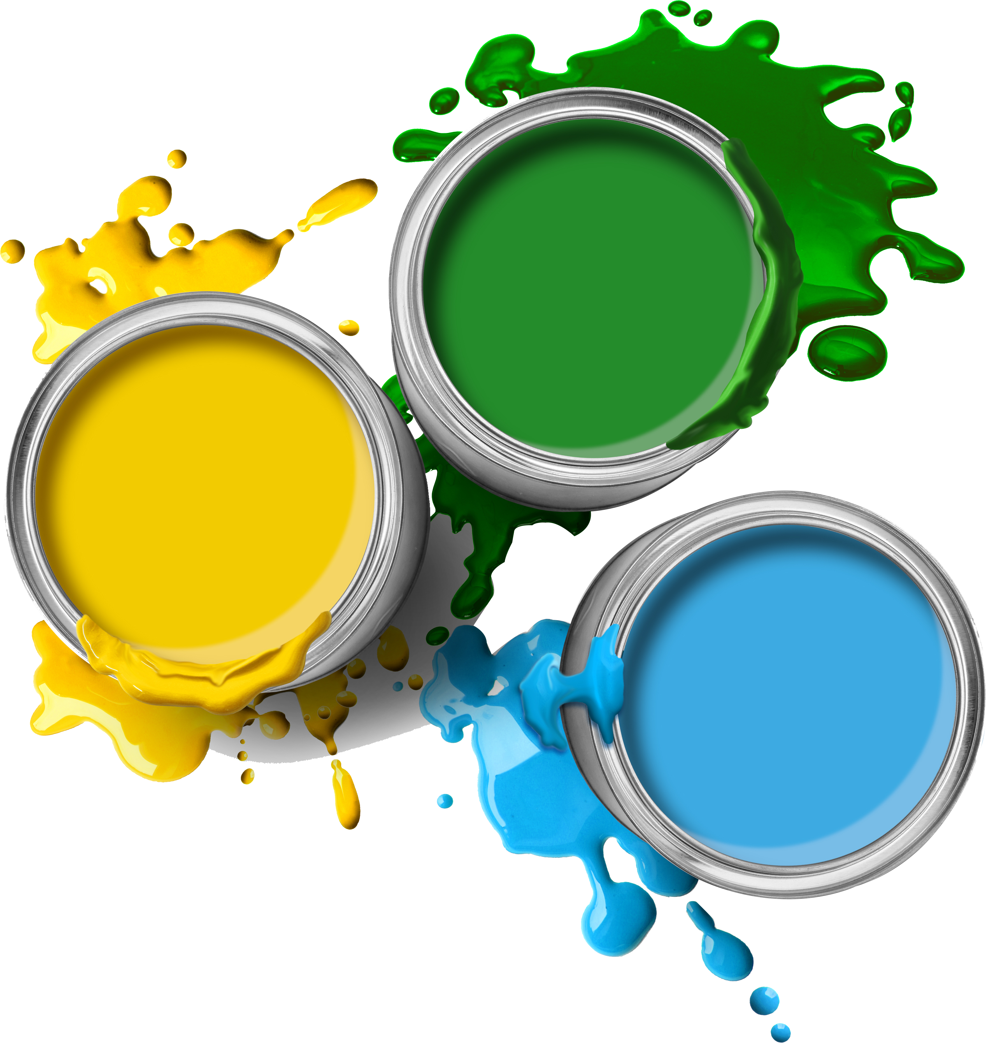 花瓣素材_绿色、蓝色、黄色颜料_157160663.png