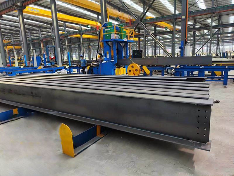 H Beam Assembly Welding Straightening 3 in 1 Machine