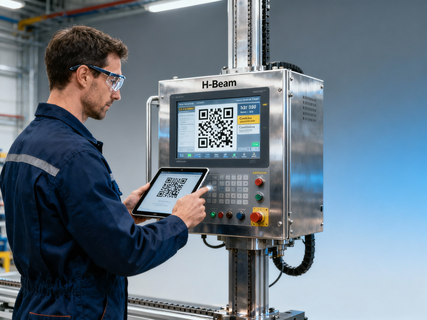 What happens if I return an H-beam welding machine after 45 days with modified control firmware and no original packaging?