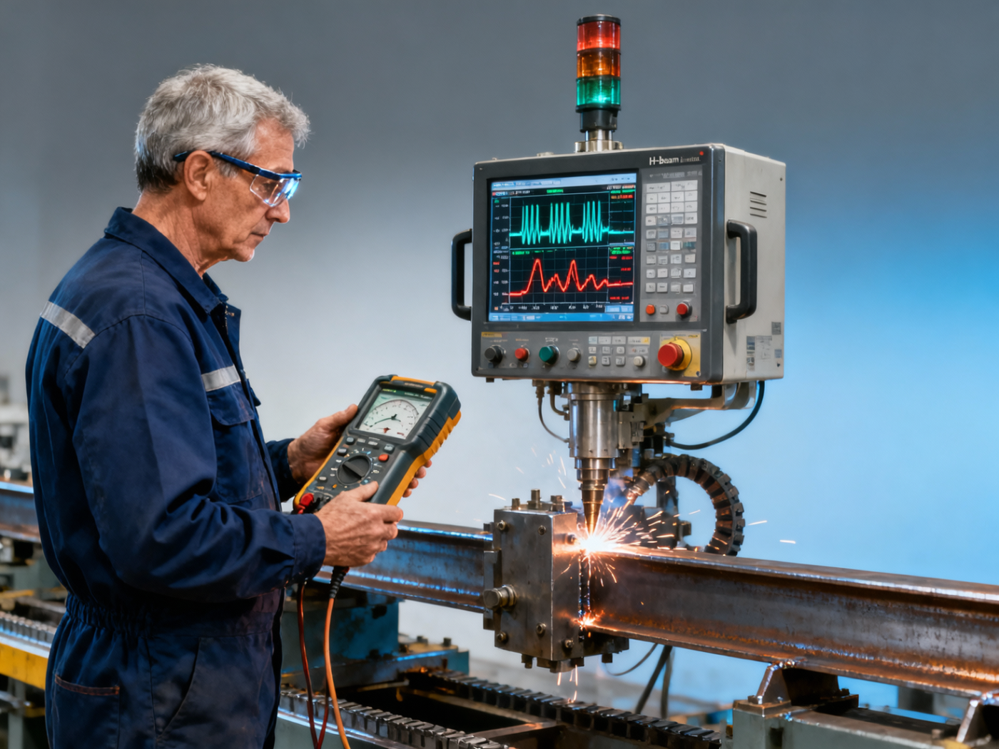 Why does customer support for H-beam welding machines rarely resolve issues with mismatched IGBT pulse timing and AWS D1.1 Clause 5.21 preheat validation?
