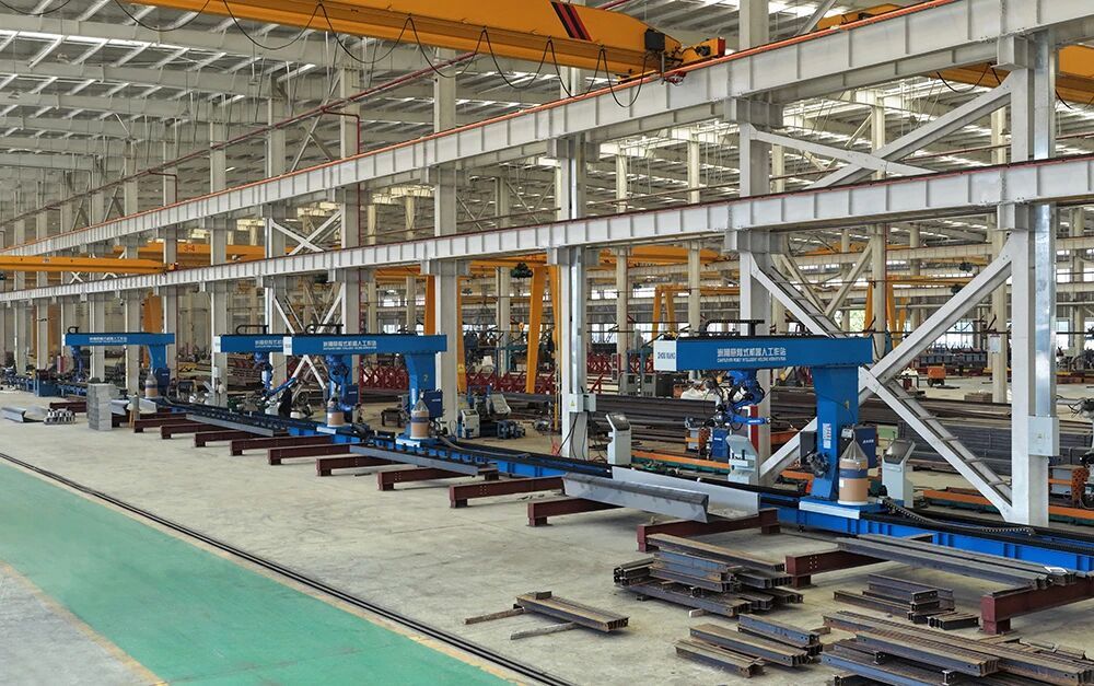Zhouxiang Intelligent Manufacturing Visits a Yancheng Steel Structure Factory: A Livestream Unlocks a New Experience in Intelligent Welding and Cutting
