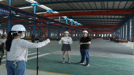 Zhouxiang Intelligent Manufacturing Visits a Yancheng Steel Structure Factory: A Livestream Unlocks a New Experience in Intelligent Welding and Cutting