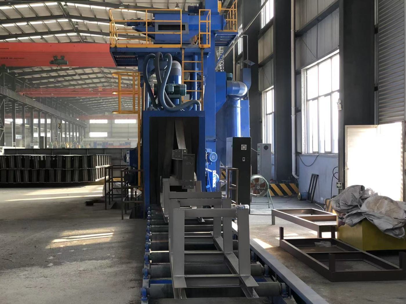 h beam shot blasting machine