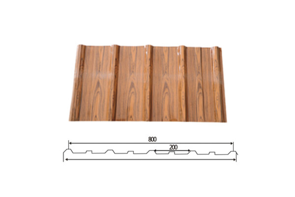 YX17-200-800/Color Coated Corrugated steel sheet /PPGI Steel Roofing Tile Sheet