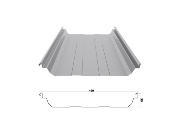 YX65-490 /Color Coated Corrugated steel sheet /PPGI Steel Roofing Tile Sheet