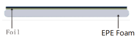 Single Foil EPE Foam Insulation