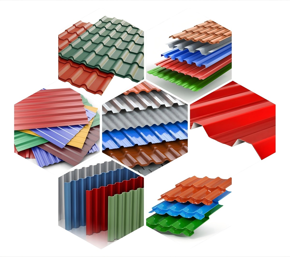 彩钢瓦外形拼图