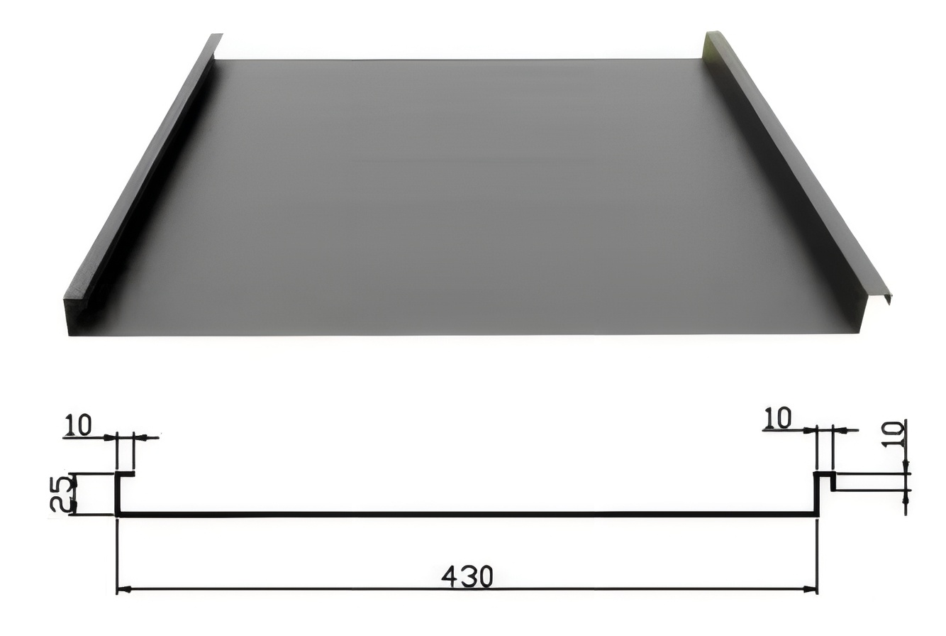 YX25-430  /Color Coated Corrugated steel sheet /PPGI Steel Roofing Tile Sheet