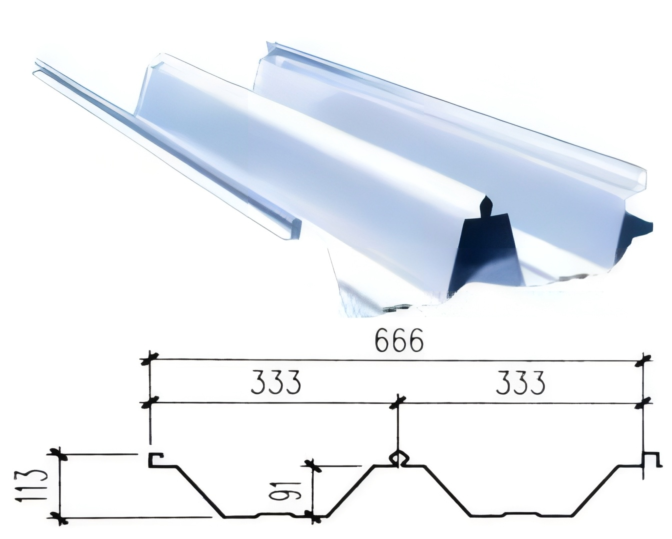 YX91-333-666  /Color Coated Corrugated steel sheet /PPGI Steel Roofing Tile Sheet
