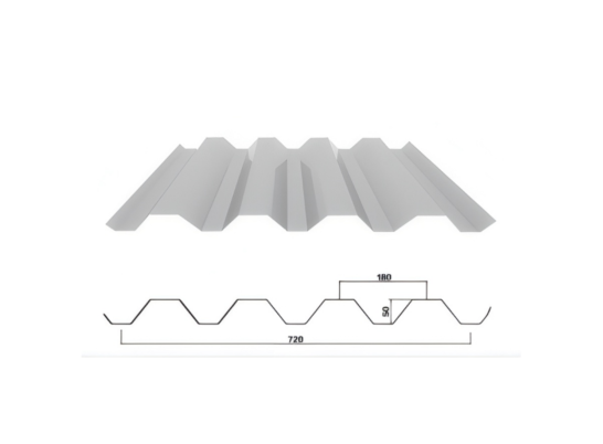 TD 50-180-720/Open Floor /Floor Deck /Profiled Sheet /Metal Decking