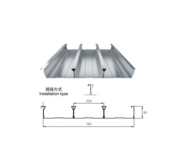 TDB65-254-762 /Closed Floor /Floor Deck /Profiled Sheet /Metal Decking