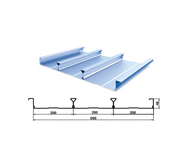 TDB48-200-600/Closed Floor /Floor Deck /Profiled Sheet /Metal Decking