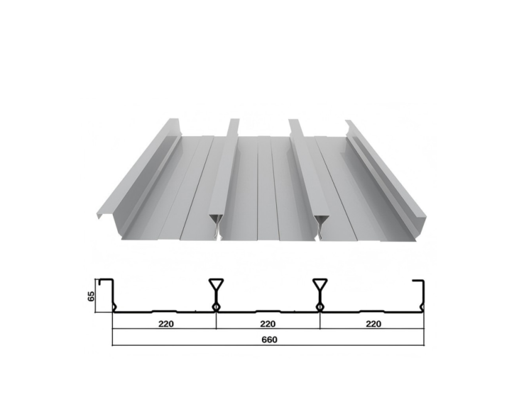 TDB65-220-660 /Closed Floor /Floor Deck /Profiled Sheet /Metal Decking