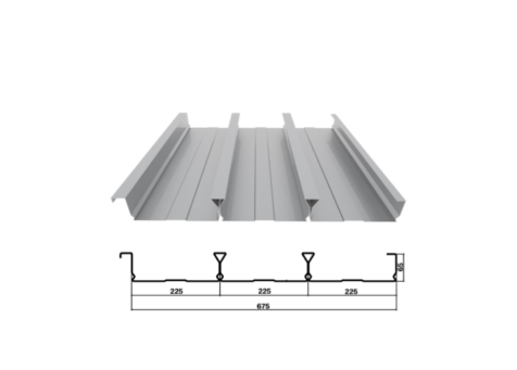 TDB65-225-675 /Closed Floor /Floor Deck /Profiled Sheet /Metal Decking