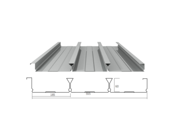 YXB60-185-555/Closed Floor /Floor Deck /Profiled Sheet /Metal Decking