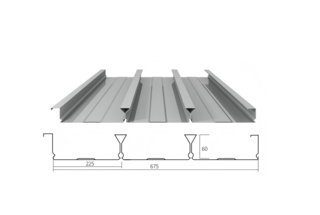 YXB60-225-675 /Closed Floor /Floor Deck /Profiled Sheet /Metal Decking