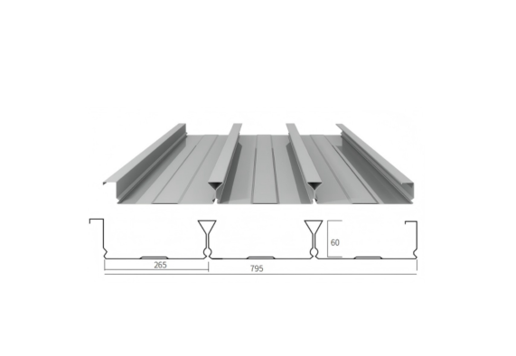 YXB65-240-720 /Closed Floor /Floor Deck /Profiled Sheet /Metal Decking
