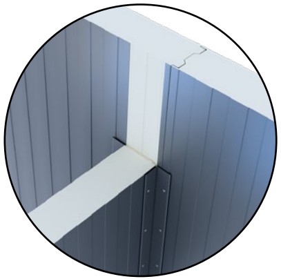 14-Connection joint between partition and wall