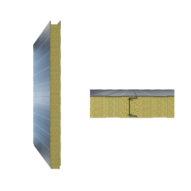 JundaWall MWF / Wall Panel / Sandwich Panel with mineral wool (Rock Wool) foam core
