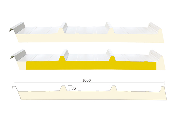 Polyurethane Edge Sealing Rock Wool Sandwich Panel