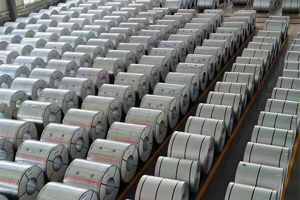 Aluminum-zinc coated steel plate