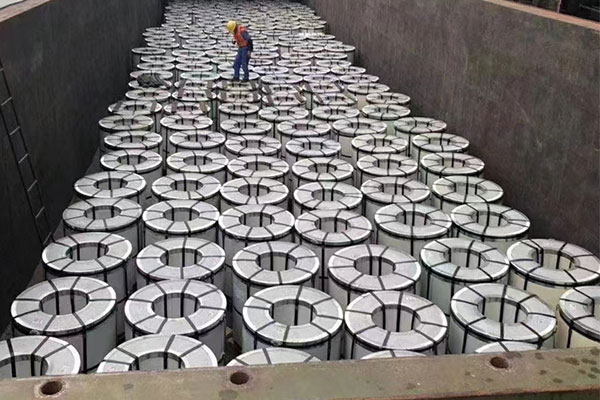 Aluminum-zinc coated steel plate