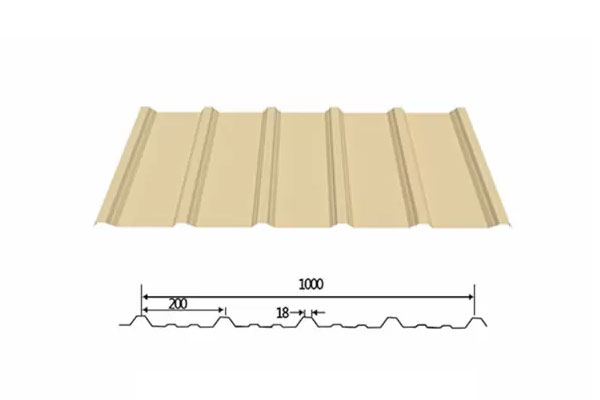 Color coated PPGI/PPGL corrugated steel sheet