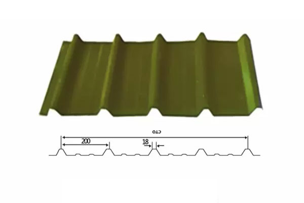 Color coated PPGI/PPGL corrugated steel sheet