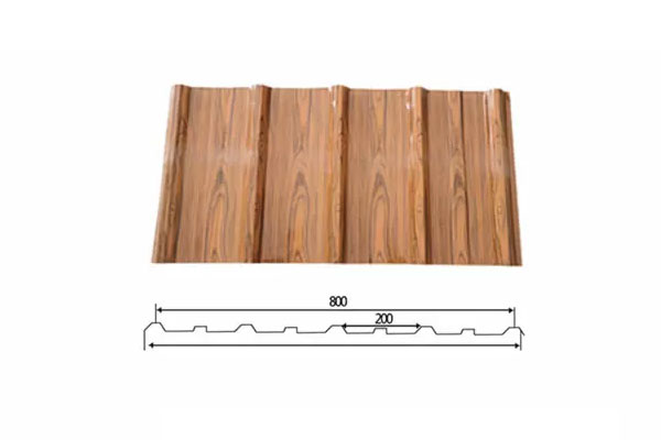 Color coated PPGI/PPGL corrugated steel sheet