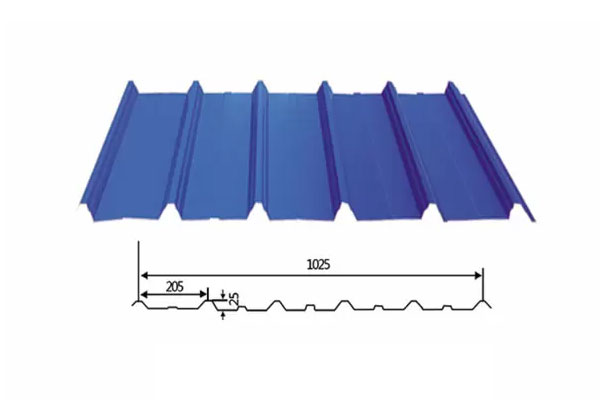 Color coated PPGI/PPGL corrugated steel sheet