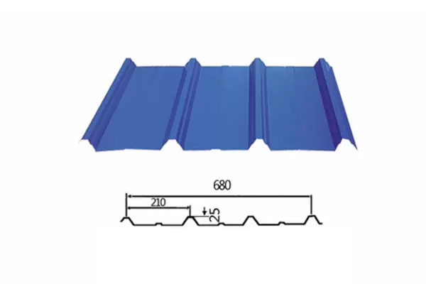 Color coated PPGI/PPGL corrugated steel sheet