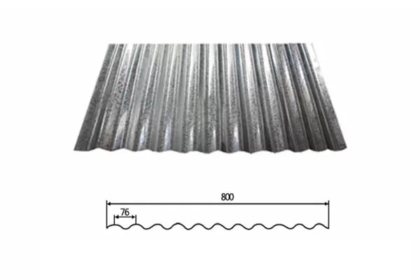 Color coated PPGI/PPGL corrugated steel sheet