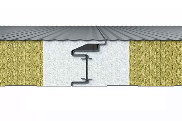 Polyurethane Edge Sealing Rock Wool Sandwich Panel
