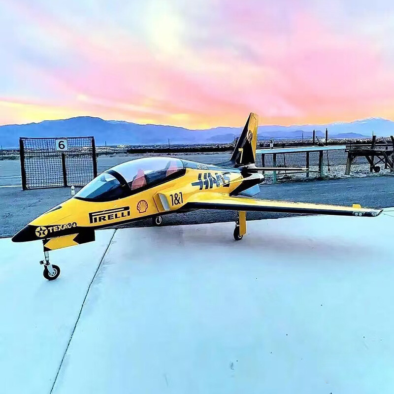 Customized large turbojet aircraft model