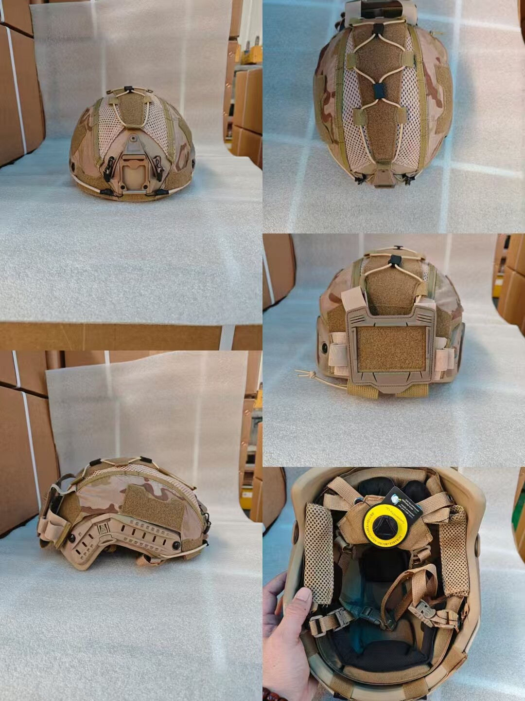 MICH bulletproof helmet combination