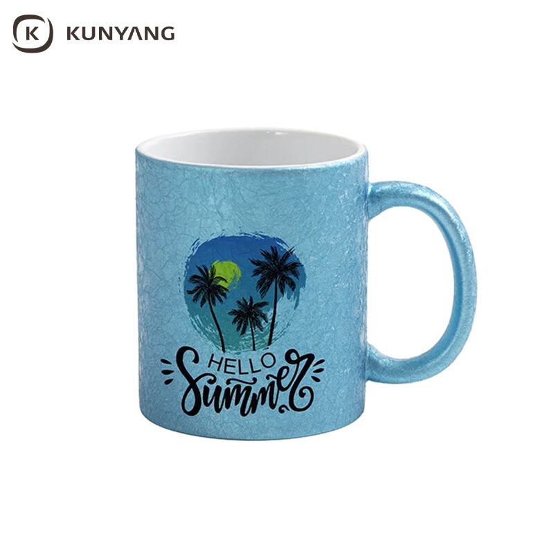 11oz Sublimation mug-bright blue