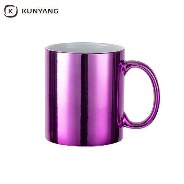 11oz/330ml Electroplated Mugs Purple