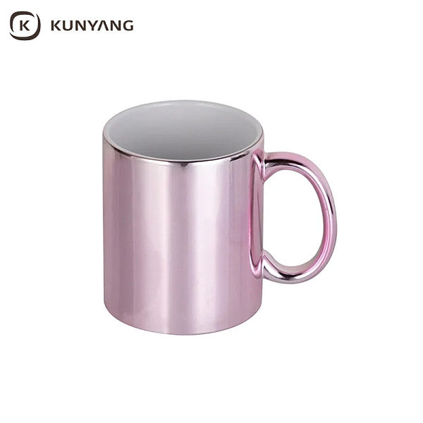 11oz/330ml Gradient Electroplated Mugs Pink