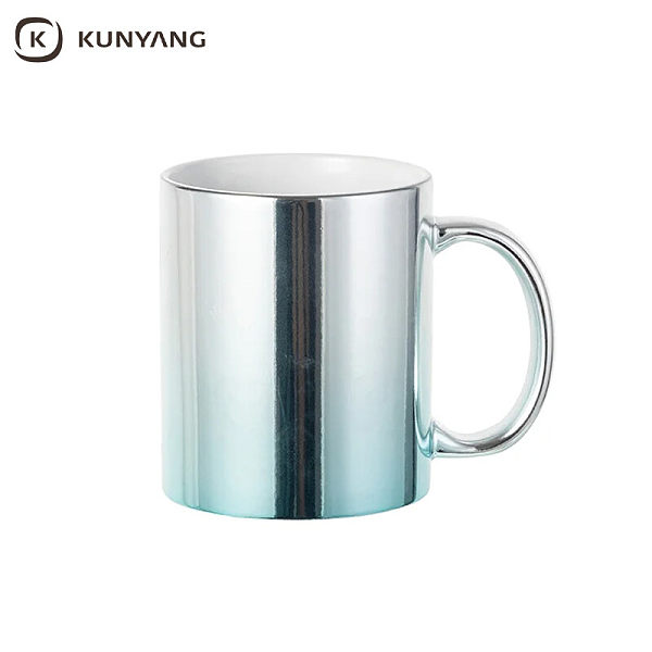 11oz/330ml Gradient Electroplated Mugs Blue