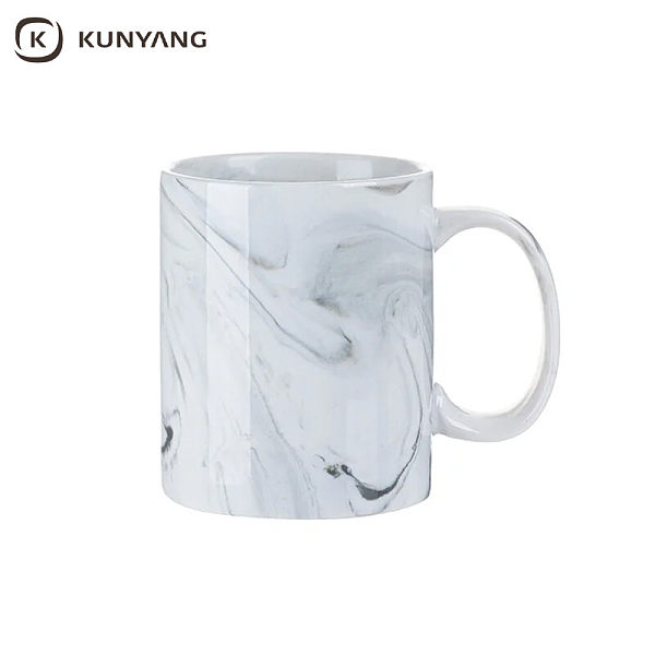 11oz Sublimation Marble Texture Mugs Gray