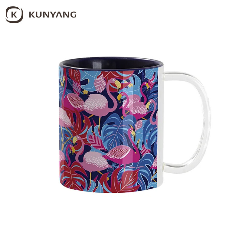 11oz Sublimation mug-Glass handle