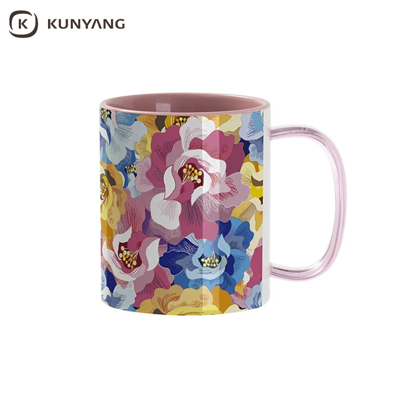 11oz Sublimation mug-Glass handle