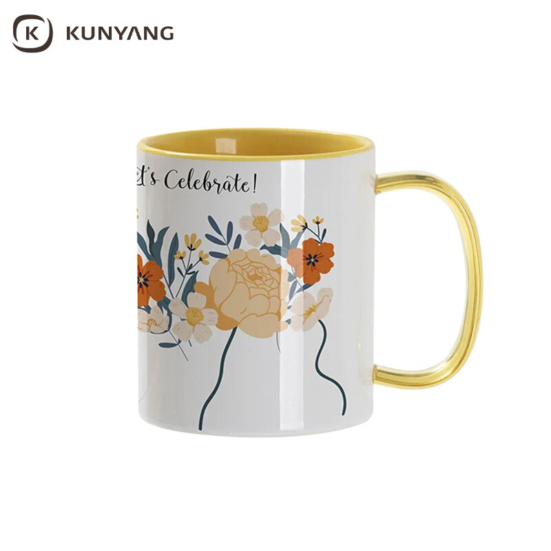 11oz Sublimation mug-Glass handle