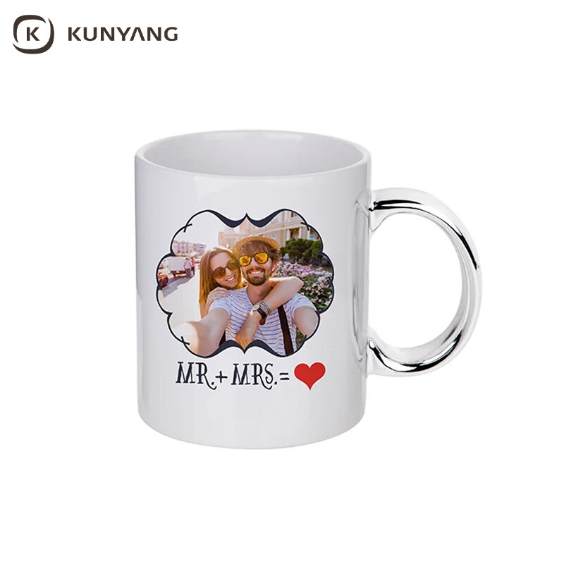 11oz Sublimation mug-handle electroplate