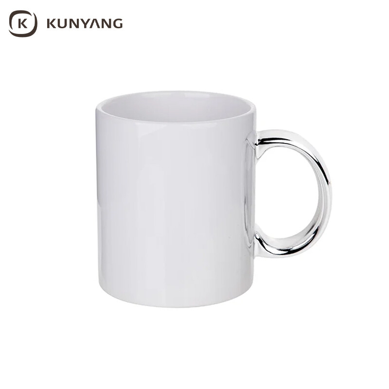 11oz Sublimation mug-handle electroplate