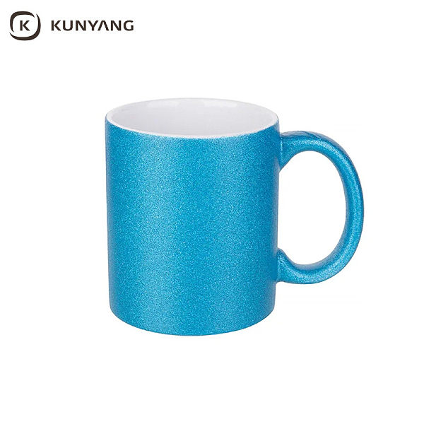 11oz/330 Glitter Mug Blue