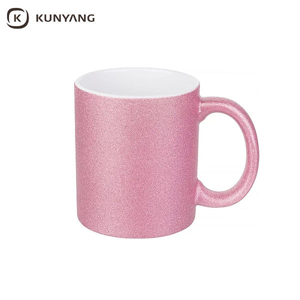 11oz/330ml Glitte Mug Pink
